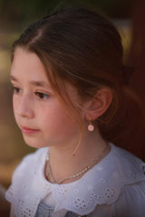 Aros carita feliz rosa