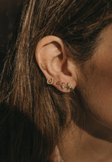 Pendientes brillante pequeño