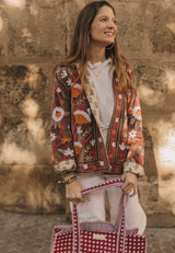 Chaqueta terciopelo corta marrón