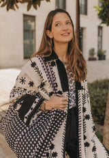 Chaqueta terciopelo blanco