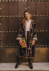 Chaqueta terciopelo azul marino