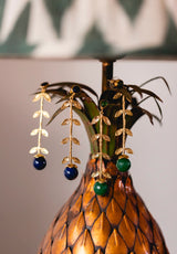 PENDIENTES ROCHI AZUL