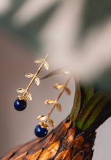 PENDIENTES ROCHI AZUL
