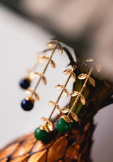 PENDIENTES ROCHI AZUL