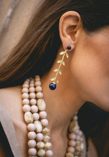 PENDIENTES ROCHI AZUL
