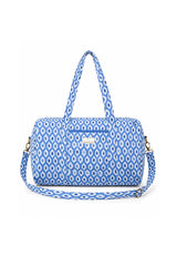 Bolsa viaje flores azul