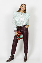 Camisa círculos verdes