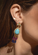 Pendientes Rous Turquesa