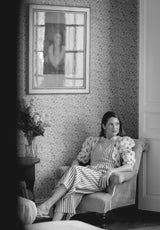 Camisa manga abullonada plumas rosa