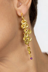 Pendientes Nazarí Lila