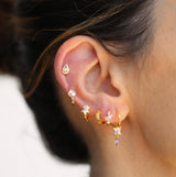 Aros Estrellas y Circonitas