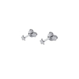 Pendientes Deva plata