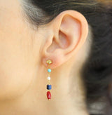 Pendientes Concha Piedritas