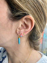 Pendientes Vieira Verde Agua