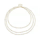 Colgante Triple Perlas