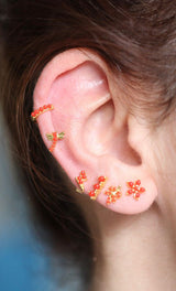 Pendientes Libélula Coral