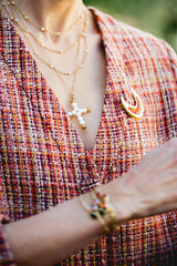 Colgante Triple Perlas