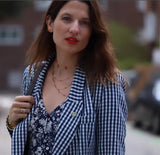 Colgante Triple Perlas Coral