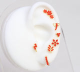 Pendientes Libélula Coral