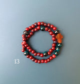 Pulsera Rosario Cerámica 2 vueltas hecho a mano