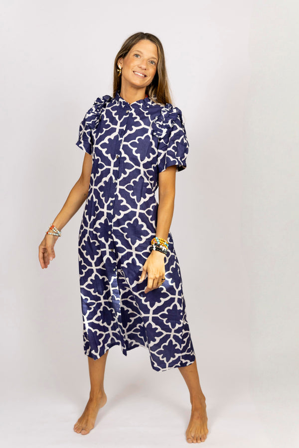 Vestido azul marino