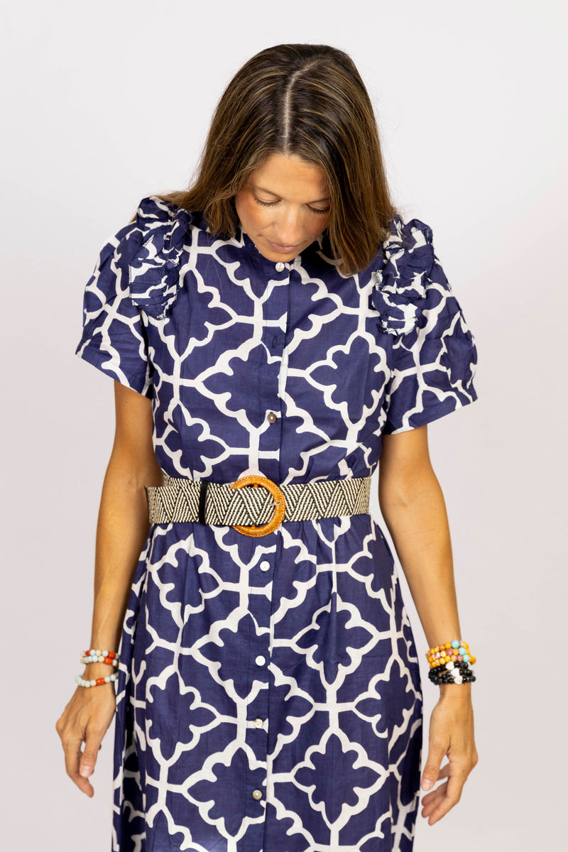 Vestido azul marino