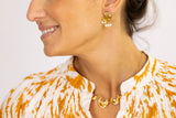 Pendientes luna perlada