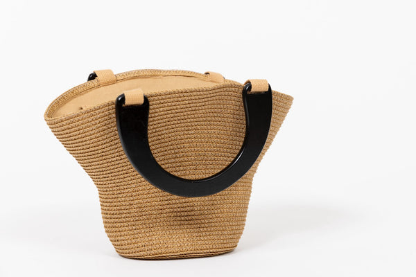 Bolso sombrero beige
