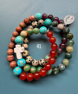 Rosario pulsera collar medalla
