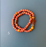 Pulsera Rosario Cerámica 2 vueltas hecho a mano
