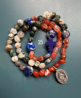 Rosario pulsera collar joya medalla