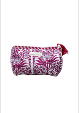 Neceser estampado flores rosas S-M-L