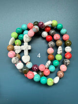 Rosario pulsera collar piedra natural