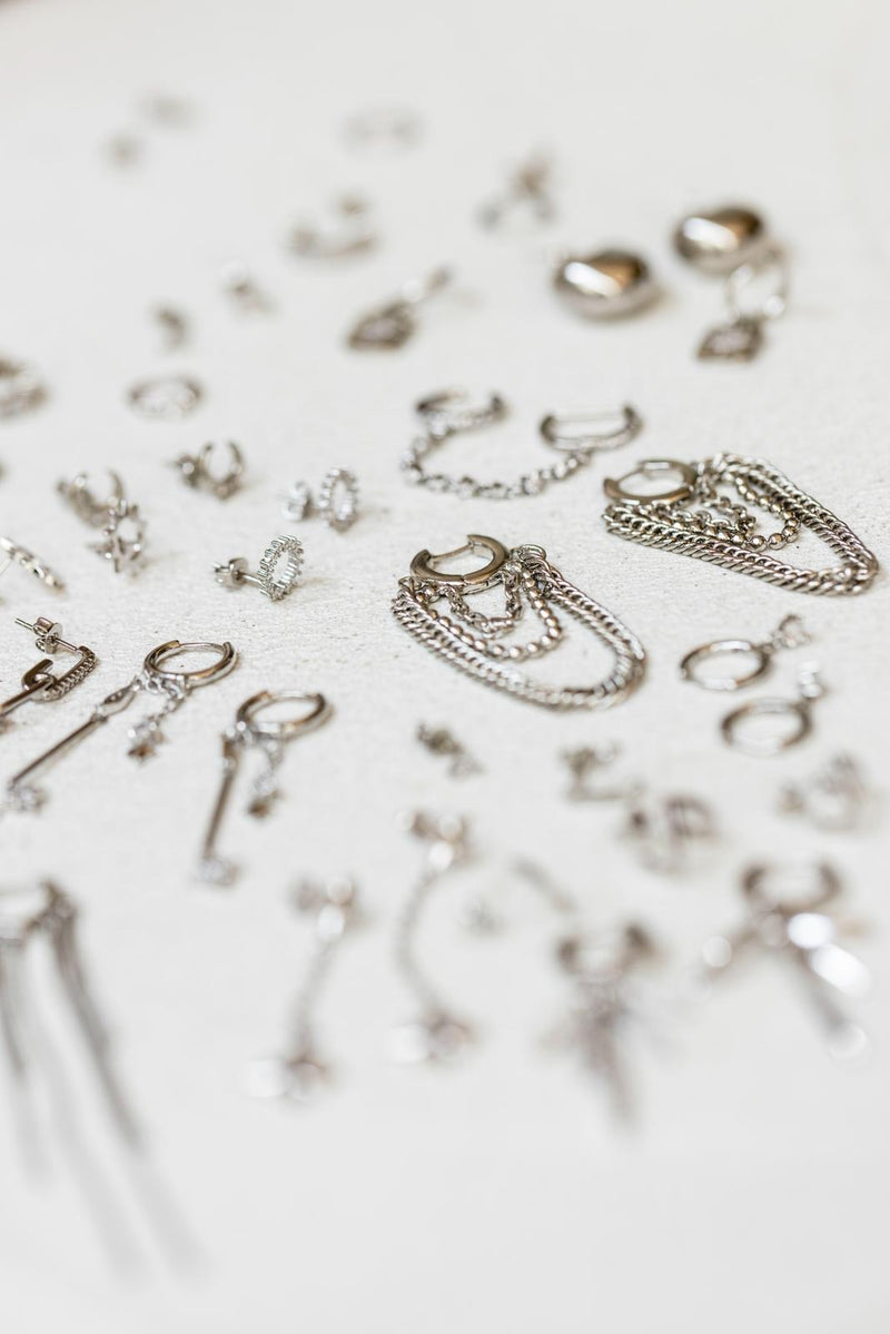 Pendientes Deva plata