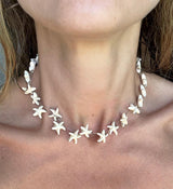 Collar estrellas plata