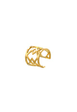 Ear cuff grueso mosaico