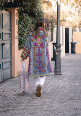 Bolso Tote Bag campanilla gris