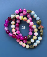 Rosario pulsera collar corazón