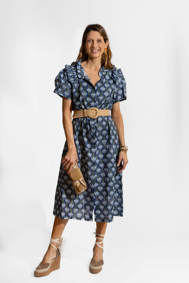 Vestido Tulipán Azul