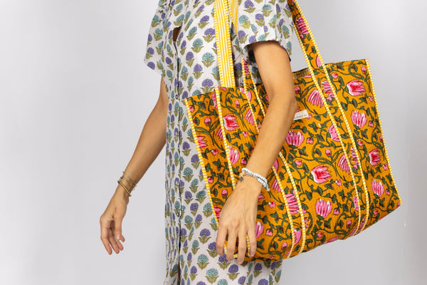 Bolso Tote Bag Amarillo