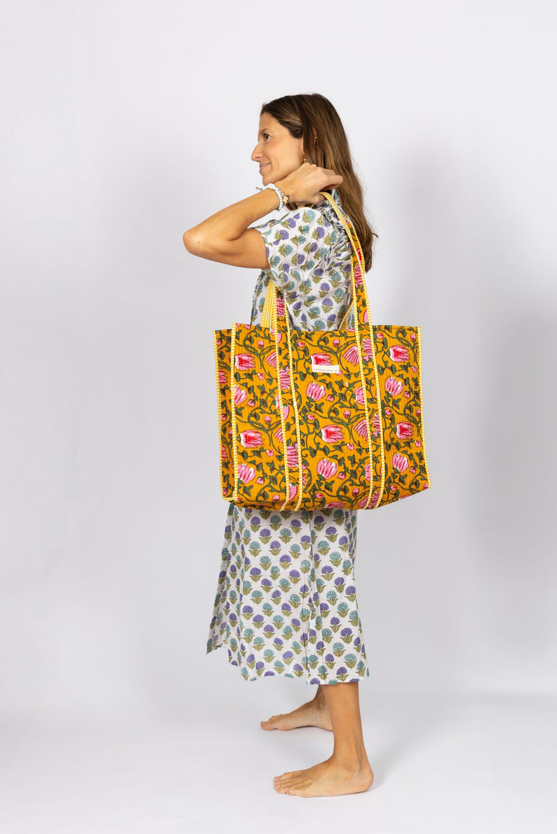 Bolso Tote Bag Amarillo