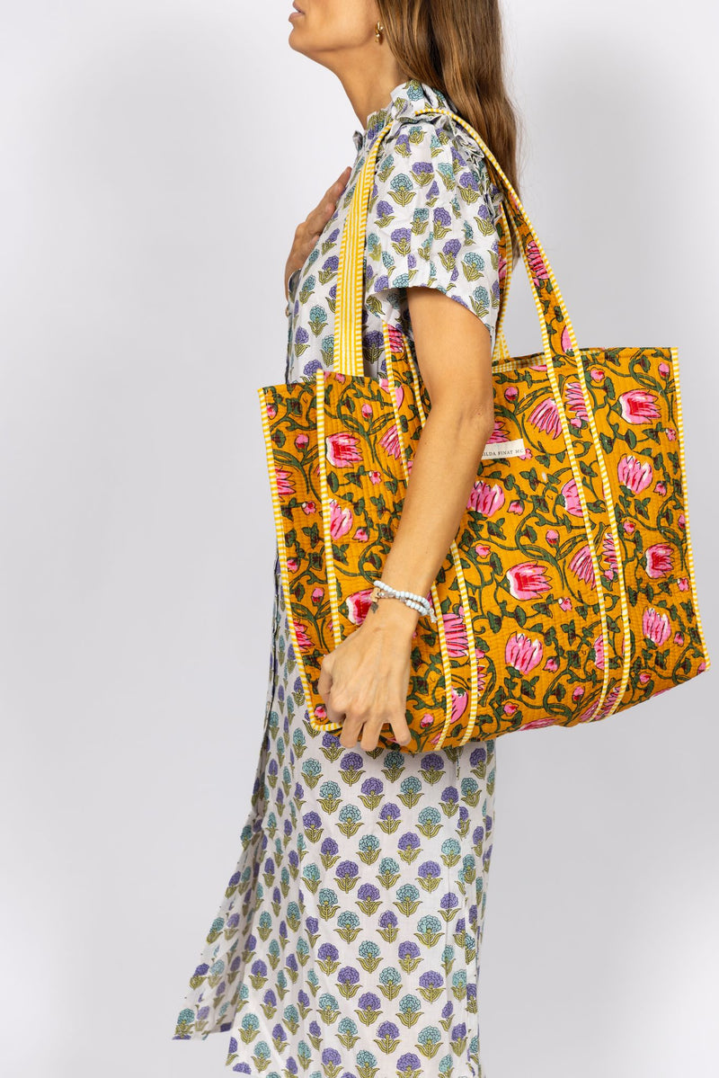 Bolso Tote Bag Amarillo
