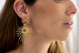 Pendientes Estrella Fugaz Coral