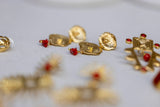 Pendientes Azucena Coral