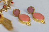 Pendientes Avellano coral