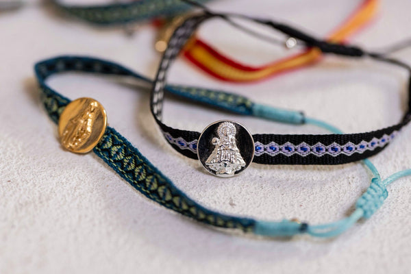 Pulsera Medalla Milagrosa Verde