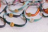 Pulsera Medalla Virgen de Covadonga Rosa