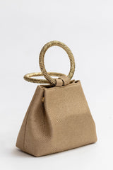 Bolso yute asa beige