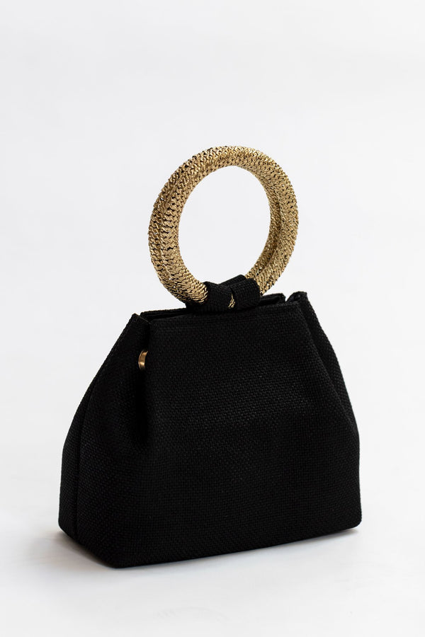 Bolso yute asa negro