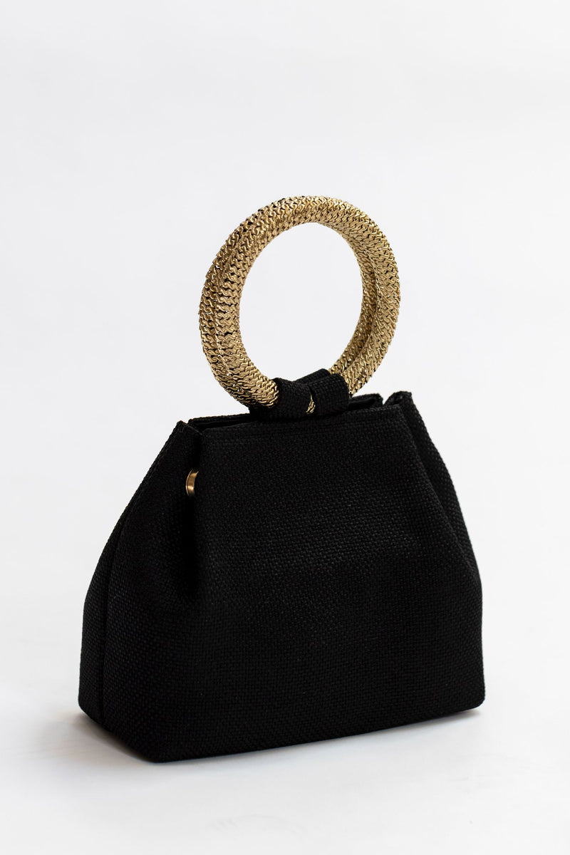 Bolso yute asa negro
